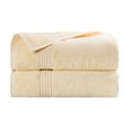 thumbnail image 2 of Superior Egyptian Cotton Absorbent Canary Bath Sheet Set of 2, 2 of 15
