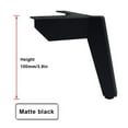 thumbnail image 2 of Patas de muebles de Metal Billuyoard 4 Uds Decoración del hogar negro 10cm, 2 of 6
