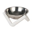 thumbnail image 4 of Cuenco para gatos Yuyangstore Alimentador de agua ajustable Acero Blanco, 4 of 8