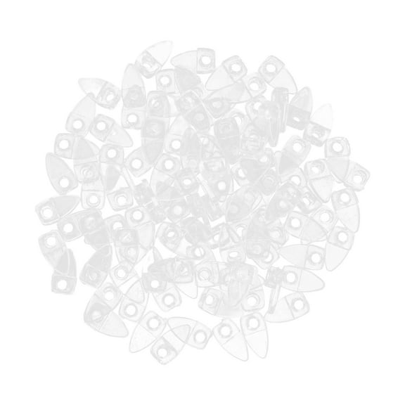 WHAMVOX 100Pcs Mirror Mounting Clips for Secure Mirrors Furniture Installation Transparent Plastic