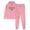 Pink, variant on JURANMO Women Hoodies Sweatsuit 2 Piece Active Joggers Outfits Cute Teen Girls Love Heart Print Sweatshirts and Elastic Waist Beam Feet Sweatpants Two Piece Matching Sets Green XXL