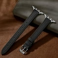 thumbnail image 5 of KOMI Slim Leather Band Compatible with Apple Watch Band 40mm 38mm 41mm 42mm 44mm 45mm 49mm Women, Top Grain Genuine Leather Strap Thin Watch Wristband for iWatch Series 9 8 7 6 5 4 3 2 1 SE Ultra 2, 5 of 7