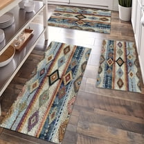 Kitchen Rugs Sets of 3 Non Slip Washable Kitchen Mats for Floor, Waterproof Kitchen Runner Rug, Floor Mat Carpet for Entryway, Laundry, Sink, Hallway, Bathroom