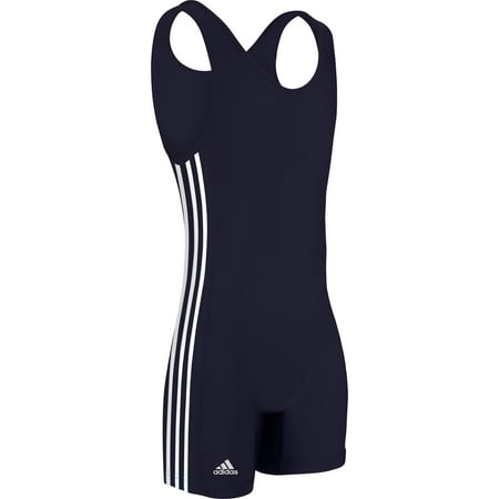 UPC: 0818423011844 | adidas Three Stripe Wrestling Singlet