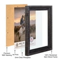 thumbnail image 5 of Rustic Barnwood Picture Frames 18x24 - Natural Reclaimed Wood Wall Hanging - Handcrafted Vintage Distressed, 1 3/4" Frame Width, 5 of 5