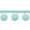 Baby Blue, variant on Expo Int'l 5 yards of Bonita Pom Pom Fringe Trim