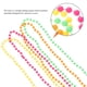 thumbnail image 4 of 1 juego de collar de cuentas de neón, pulsera de cadena de bolas con cuentas, accesorios para vestido de fiesta (collar y pulsera), 4 of 4