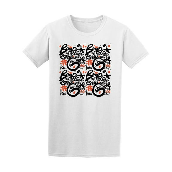 Graffiti Pattern Men T-Shirt - Image by Shutterstock, Male 3X-Large