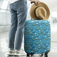 thumbnail image 2 of Cartoon Construction Vehicles Cones Luggage Cover Fashion Suitcase Cover Baggage Covers Fit 25-28 Inch Luggage (Go Travel), 2 of 5