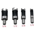 thumbnail image 3 of 4 Piezas 10mm de material acero Al Carbono Tapón Brocas Conjunto de Brocas, 3 of 9