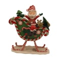 thumbnail image 3 of Adorno navideño de arcilla suave, adorno de mesa, decoración navideña de cerámica para Papá Noel, 3 of 9
