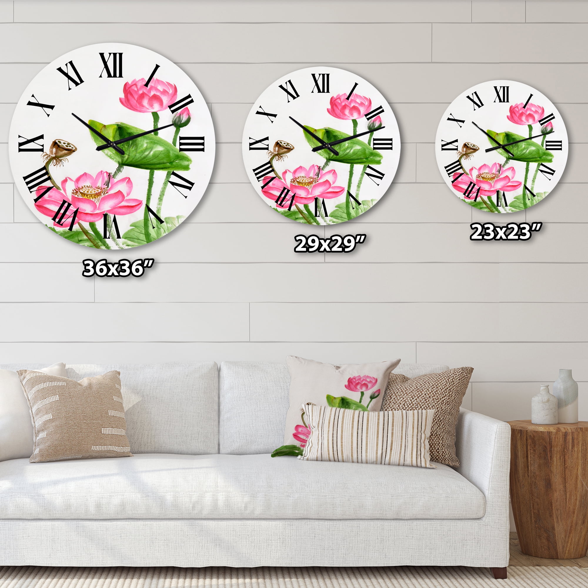 Designart 1 in Traditional Wall Clock