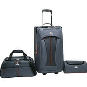 Angle View: Jeep 3-Piece Carry-On Luggage Set