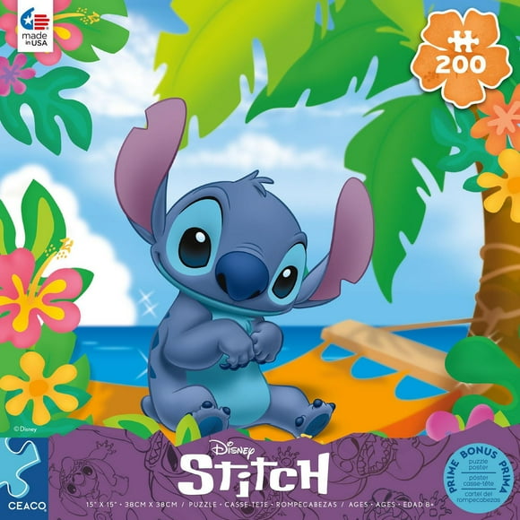 Disney's Flower Power Stitch - 200 piece puzzle