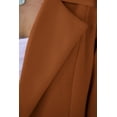 thumbnail image 4 of Blazer PRETTYGARDEN Otoño 2025 Manga Larga Marrón Talle S, 4 of 8