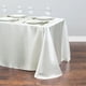 thumbnail image 1 of Mantel blanco de satén rectangular para la decoración de la Mesa de la cena, cena, cena de año nuevo, mantel de Navidad qym unisex, 1 of 2