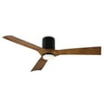 thumbnail image 4 of Aviator 54" Matte Black/Distressed Koa Smart Flush Mount Ceiling Fan with Remote Control, 4 of 8