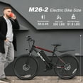 thumbnail image 4 of VARUN Electric Bike - 26" Ebike with 500W Peak Power, Maximum Speed 20 MPH, Dual Front Fork Suspension and 21 Speed Gears for Adults, 4 of 7