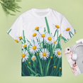 thumbnail image 5 of Daisy T Shirts Basic T-Shirt Short Sleeve Ladies Tee Shirt Summer Graphic Clothing, 5 of 5