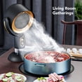 thumbnail image 3 of Portable Range Hood, Desktop Range Hood with 2 Wind Speed, Detachable Filter, USB Powered Kitchen Air Cleaner, Portable Exhaust Fan for Indoor BBQ, Hot Pot and RV, Apartment, 3 of 7