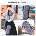 thumbnail image 6 of Bingfone Fastfoods Print Sunglasses Case Portable Travel Zipper Eyeglasses Case With Hook, 6 of 6