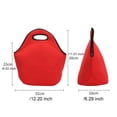 thumbnail image 3 of Toystoory Bolsa de almuerzo ligera y duradera para mujeres - Bolsa de almuerzo para bebés de aplicación amplia para comidas para llevar Bolsa Kits de desorden para acampar negro, 3 of 6