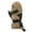 Khaki/Black, variant on Men's Clipper GT Waterproof Mittens, Color: Black, Size: S