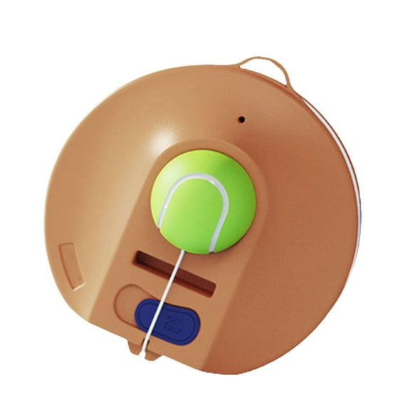 URTERYSER Tennis Practices Rebounder Portable Tennis Trainer Portable Tennis Practices Tool Single Tennis Training Equipment Orange 1
