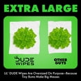 thumbnail image 5 of LiL' DUDE Flushable Wipes, Extra Large Gummie Rears Wet Wipes, Gummy Bear Scent, 42 Count, 6 Pack, 5 of 10