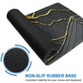 thumbnail image 6 of "Upgrade Your Desk Experience: Large, Non-Slip Rubber Base Desk Mat - Waterproof, Durable Seamed Edges. Perfect for Keyboards, Big XL Black Mousepad - 31.5x11.8 inch.", 6 of 7