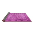thumbnail image 2 of Ahgly Company Indoor Square Medallion Pink Traditional Area Rugs, 7' Square, 2 of 4