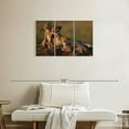 thumbnail image 2 of Elephant Stock Safari Cheetah Family Wall Art - Horizontal Multi Panel Canvas - Living Room Wall Decor - Animal Multi Panel - Green And Brown Decor - 33" x 20", 2 of 8