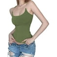 thumbnail image 1 of Luvette Tank, Invisible Strap Tank Top for Women, Ribbed Invisible Tank Top, Clear Strap Tank Tops, 1 of 8
