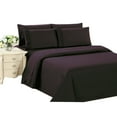 thumbnail image 4 of Hong and Arts Inc. Marina Decoration Soft Silky Zipper Solid Rayon from Bamboo All Season Duvet Cover Set with Corner Tie and Hidden Zipper Eggplant -, 4 of 5