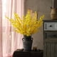 thumbnail image 3 of 12 Uds. De orquídeas artificiales, flores de seda falsas, orquídeas bailarinas, flores de tallo largo de imitación a granel (amarillo) ER, 3 of 5