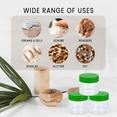 thumbnail image 5 of Beauticom 30 Gram 30 ml (1 oz) Round Acrylic Makeup Product Sample Travel Jars with Flat Green Lids, 5 of 7