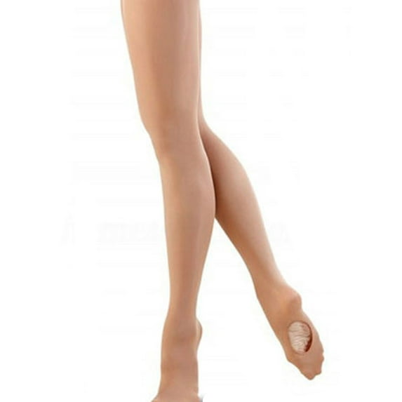 Jxzom Kids Girl Dance Stocking Solid Color Elastic Soft Foot Hollow Ballet Pantyhose S M L