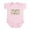 Petal Pink, variant on CafePress - WILL WORK FOR COOKIES Infant Bodysuit - Baby Light Bodysuit, Size Newborn - 24 Months