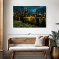 thumbnail image 3 of Elephant Stock Boston Skyline At Night Wall Art - Places Canvas Canvas - 45" x 30", 3 of 8