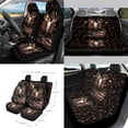 thumbnail image 2 of Yuyamidu American Flag Car Seat Covers Set 15 PCS Deer Steering Wheel Protector Cover Auto Seat Belt Pads Coasters Trash Bin Hanging Storage Bag Cup Holders Rearview Mirror Cover Wristlet Keychain, 2 of 7