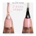 thumbnail image 6 of gel couture by essie gel-like nail polish, vegan, metallic glaze, blushed metal, 0.46 fl oz, 6 of 11