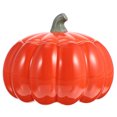 thumbnail image 1 of Halloween Ceramic Snack Jar Pumpkin Shaped Storage Pot Snack Container for Kids Children Orange, 1 of 6