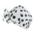 thumbnail image 1 of Bearachild Gorros de baño para ducha Estampado de flores Impermeable Reutilizable Elástico Colorido Universal Largo Sombrero corto Baño Estampado de Juegos de accesorios de baño Punto negro Bearachild HA062078-14B, 1 of 6