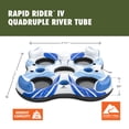 thumbnail image 3 of Ozark Trail Rapid Rider Quadruple River Tube, Blue & White, 3 of 11