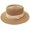 Khaki Beige, variant on Woven Straw Sun Hat with Adjustable Drawstring, Wide Brim Beach Cap for Women Summer Vacation Travel