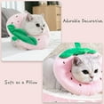 thumbnail image 2 of SHAR Collerettes pour Chats Chiens Collier de Protection Confort Ajustable Collerette de Postopératoire Récupération Anti-Morsure Protection (Fraises, S), 2 of 5
