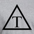 thumbnail image 3 of CafePress - Triangle Icon T Shirt - Fitted T-Shirt, Vintage Fit Soft Cotton Tee, 3 of 4