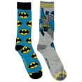 thumbnail image 1 of Batman Classic Logos and Character 2-Pair Pack of Crew Socks, 1 of 3