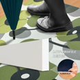 thumbnail image 2 of Yayeee Doormat for Inside 20"x32" Absorbent Low-Profile Washable Non-Slip Rubber Backed Entryway Rug, Gray Floral, 2 of 8
