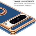 thumbnail image 6 of for Pixel 8 Pro Case, Google Pixel 8 Pro Case with 360° Ring Holder Kickstand Magnetic Car Mount Support Electroplated Shockproof Anti-Slip Protective Case for Google Pixel 8 Pro 6.7"-Blue, 6 of 16